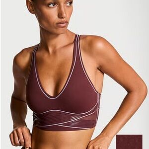 VSX Elevate™ Refined Contours Plunge Bra NWT brownish maroon size XL